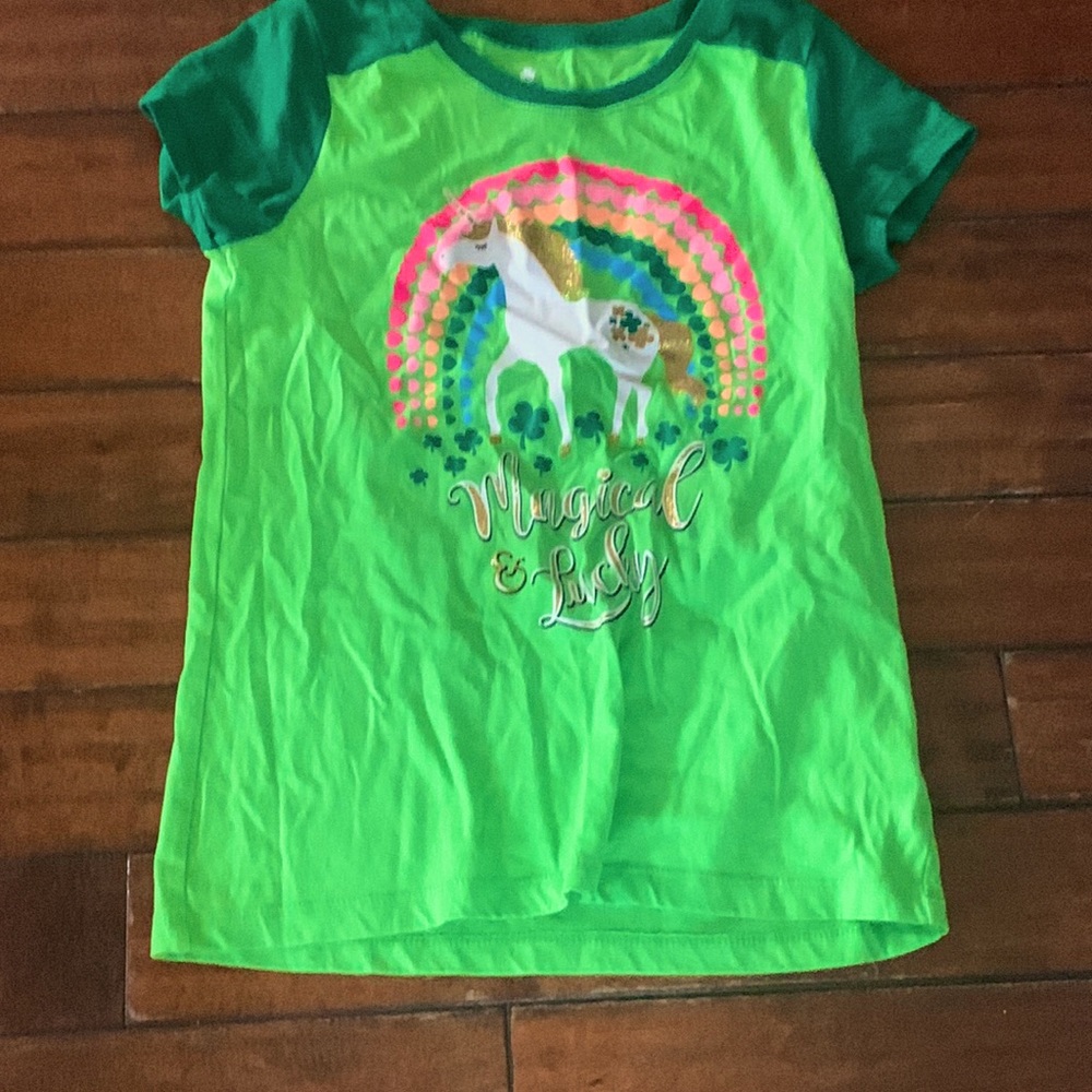 at patrick’s unicorn shirt